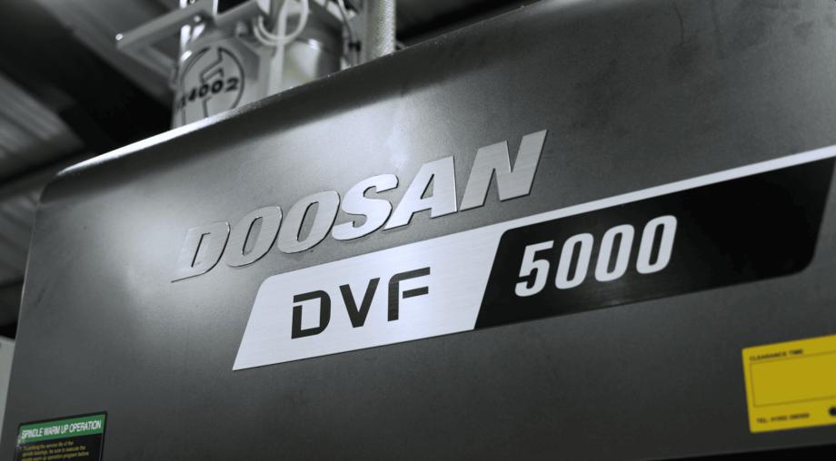 Doosan DVF 5 axis machining