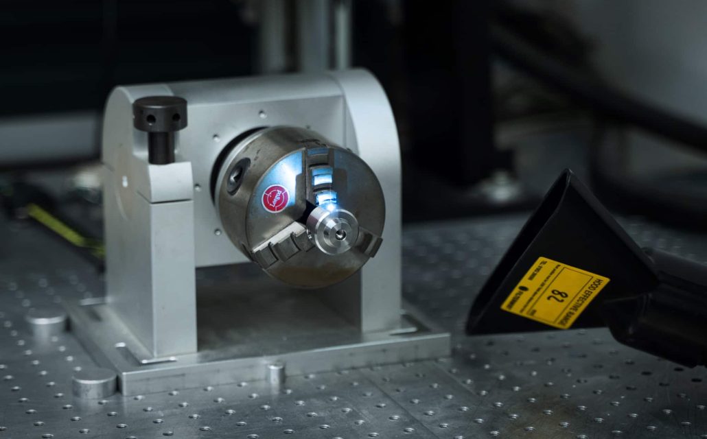 Laser engraving of parts