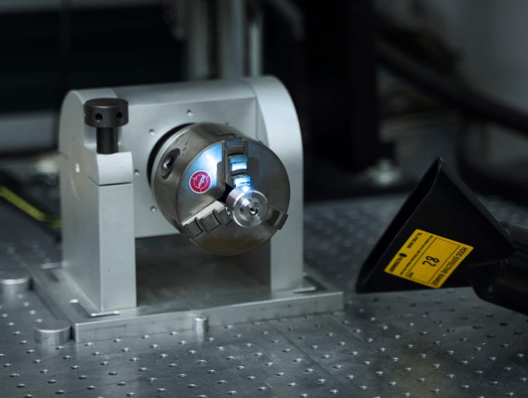 Laser engraving of parts