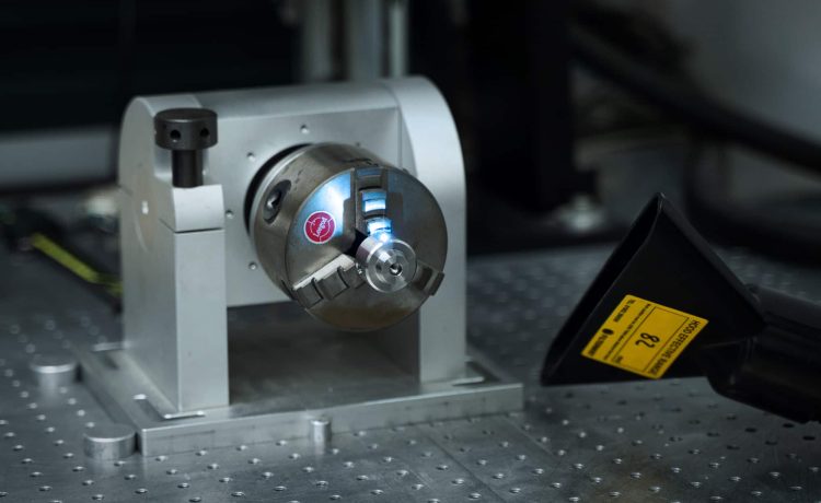 Laser engraving of parts